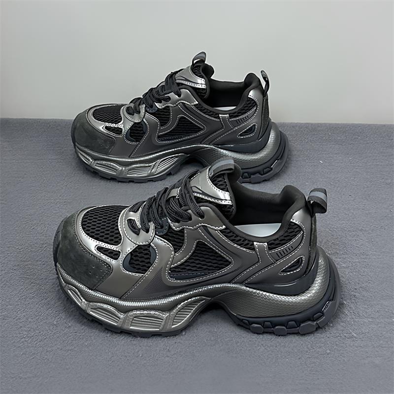 加绒款复古老爹鞋女款2025年新款鞋子女鞋秋冬休闲运动鞋跑步鞋