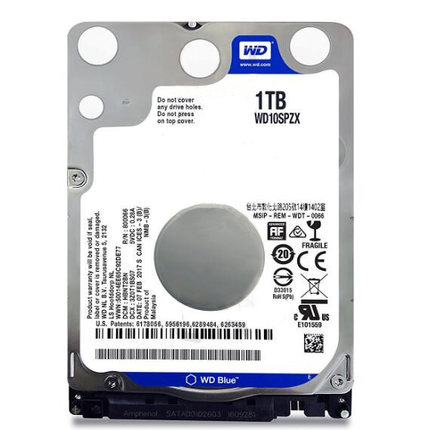 WD/西部数据WD10SPZX 1T 128M缓存蓝盘笔记本硬盘2.5寸SATA接口