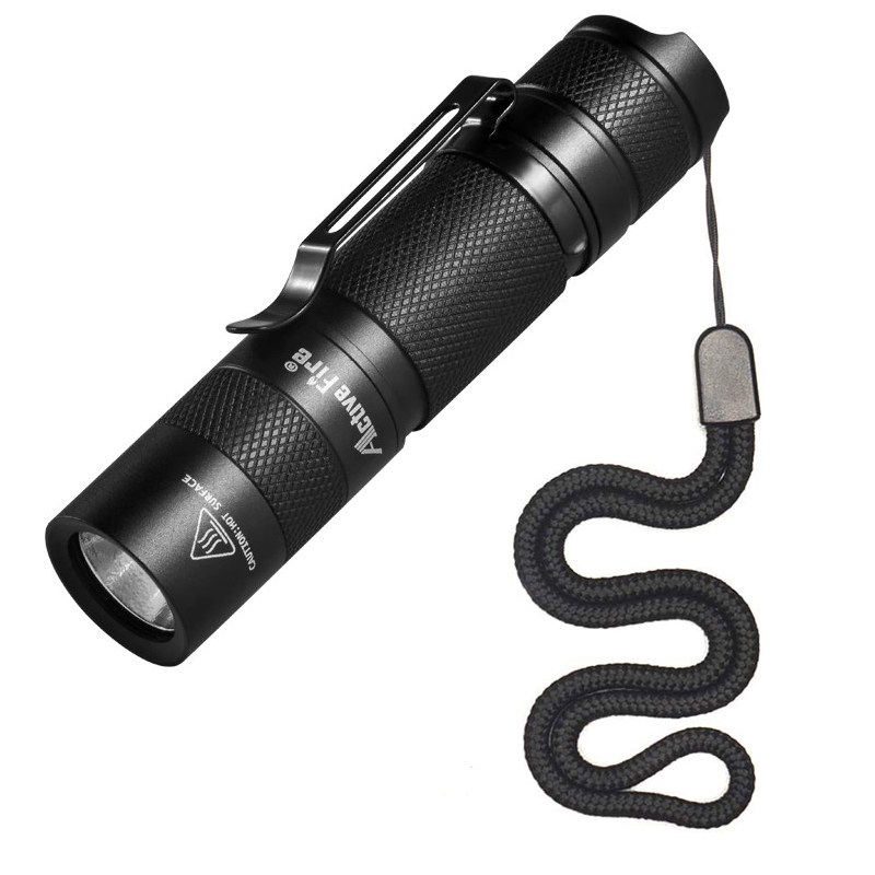 白光6500K暖白光4300K黄光3000K CREE XPG2强光手电AA 14500电池_虎窝淘