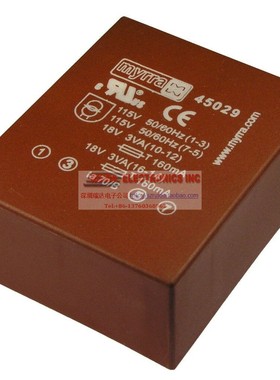 MYRRA 45029 6VA 2x18V 原装进口稳压电源整流隔离变压器