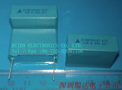 原装薄膜电容西门子EPCOS B32674D4155K 1.5uf 450v 27mm