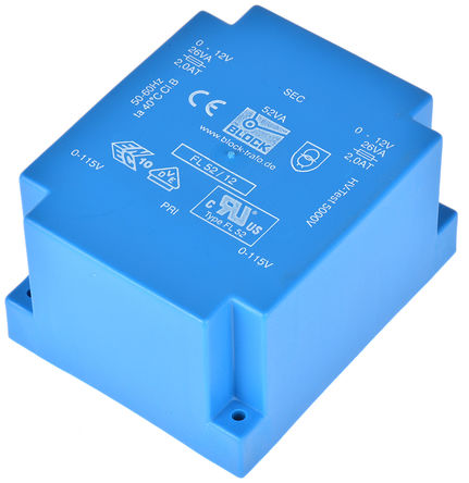 Block FL52/15 52VA 2x15V