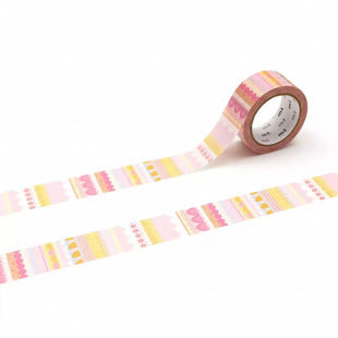 【至橘小铺】日本mt草莓千层基础百搭和纸胶带分装手帐素材福袋