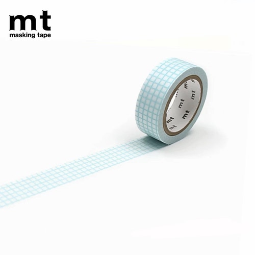 【至橘小铺】日本mt薄荷蓝方眼基础百搭和纸胶带分装手帐素材福袋