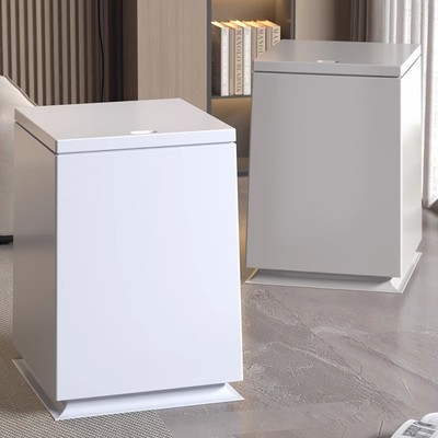 按压式方形10L高颜值垃圾桶