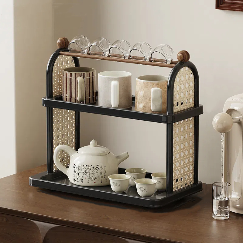 中古风杯架杯子置物架厨房水杯架茶杯马克杯咖啡杯沥水杯架子