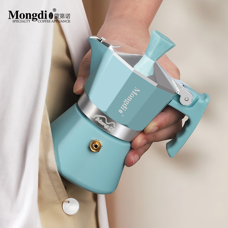 Mongdio迷你摩卡壶家用小型咖啡机摩卡咖啡壶意式煮咖啡壶萃取壶
