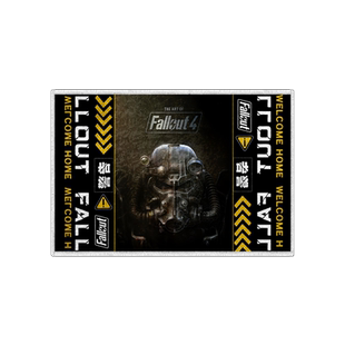 辐射4游戏美剧Fallout周边硅藻泥地垫浴室防滑玄关入户门口脚垫子