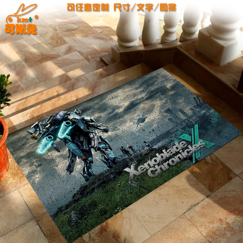Xenoblade异度之刃X游戏周边丝圈地垫室外玄关入户门口脚垫子地毯