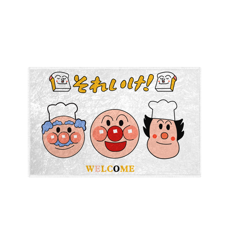 面包超人和他的伙伴硅藻泥地垫