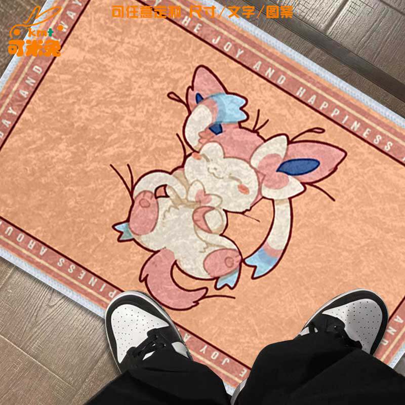 伊布家族仙子宝可梦硅藻泥地垫