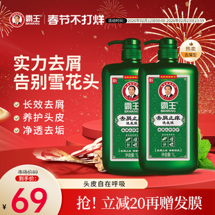 霸王去屑止痒控油蓬松洗发水去油清洁头皮持久留香洗发露洗发液女