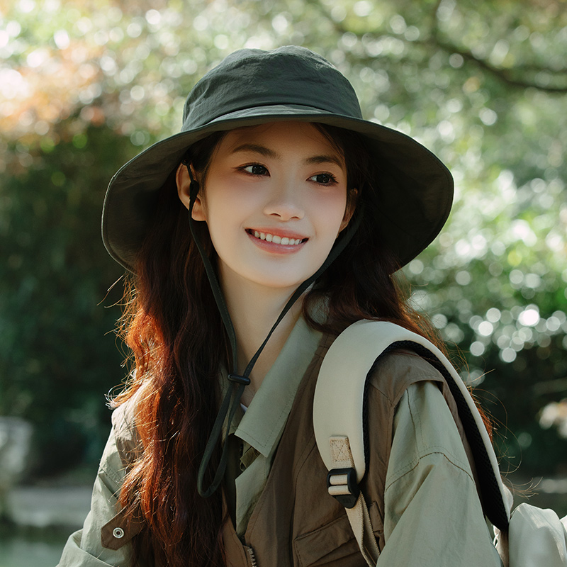 户外户外登山心秀遮阳帽男女休闲