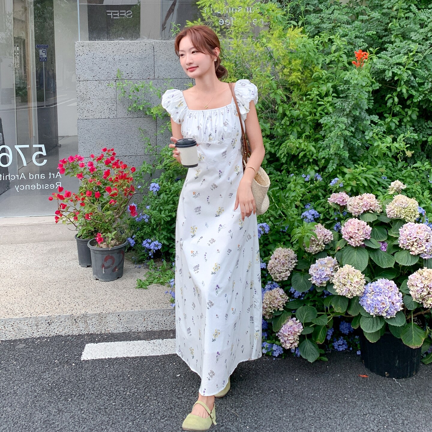 法式减龄碎花连衣裙女夏2025新款气质流行爆款漂亮绝美长裙巨好看,女装连衣裙,鑫慧