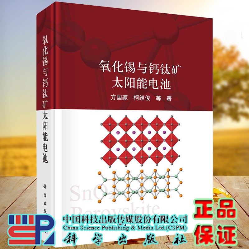 正版现货 氧化锡与钙钛矿太阳能电池 方国家等 科学出版社9787030711984