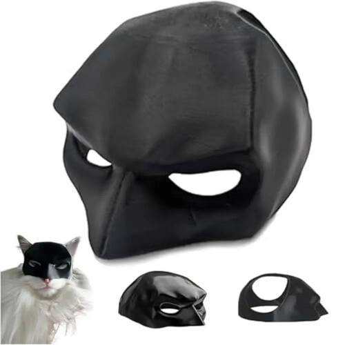 New Black Bat Cat Avenger Mask Matte Cute Bat Mask Cool Supe