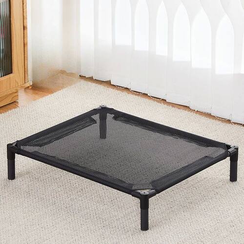 Elevated Bed for Dogs Folding Pet Camping Bed Cat House Port