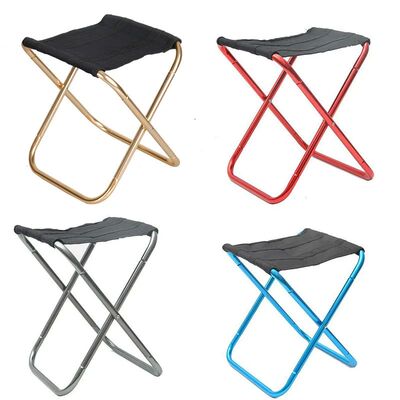 Outdoor Camping Chair Golden Aluminum Alloy Folding Chair Wi