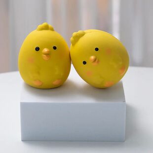 Pet Squeaky Toys Cute Chicken Dog Chewing Rubber Toy Cleanin