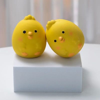 Pet Squeaky Toys Cute Chicken Dog Chewing Rubber Toy Cleanin