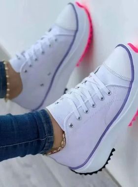 Women's New Casual Single Shoes for Women 2024 Autumn Summer