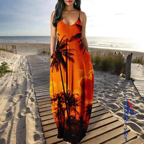 Elegant Dresses For Women Sexy Beach Long Dress Plus Size Ir