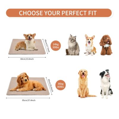 Cozy Self Heating Pet Pads Pet Blanket for Cold Winter,Self