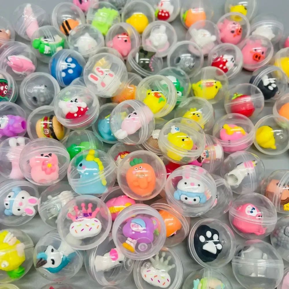 30/50 Pcs 32mm Transparent Eggshell Mixed Toy Kids Birthday