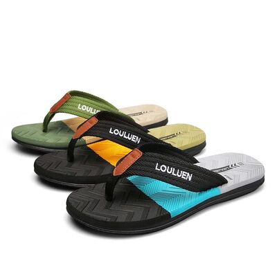 Men Flip Flops Slides 2023 Trend Summer Anti-skid Man Slippe