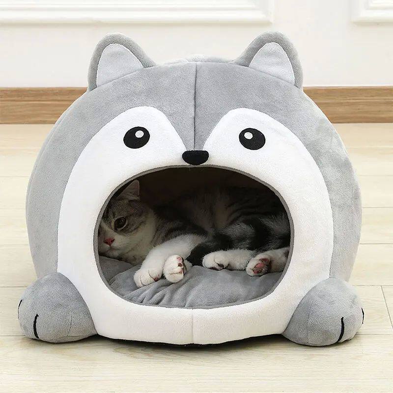 Very Soft Cat Bed Pet Basket Cat House Sofa Small Dog Lounge图片