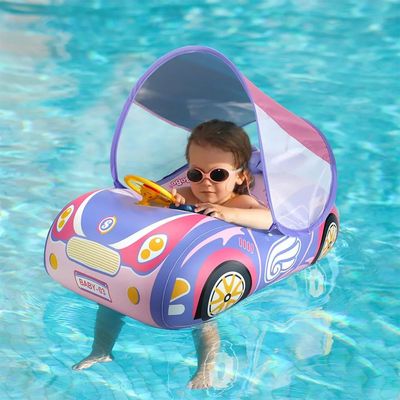Kids Car Swimming Seat Float Ring Inflatable Infant Floating