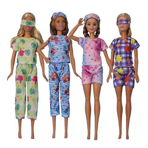 Dolls Clothes Fashion 12 Items/ Lot Kids Toys Mini Doll Dres