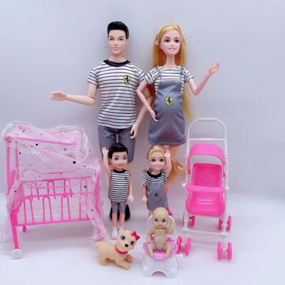 Fashion Cute Doll House Stroller Accessories For Barbie 11.5