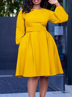 Plus Size Autumn And Winter New Long Sleeved Solid Color Mat