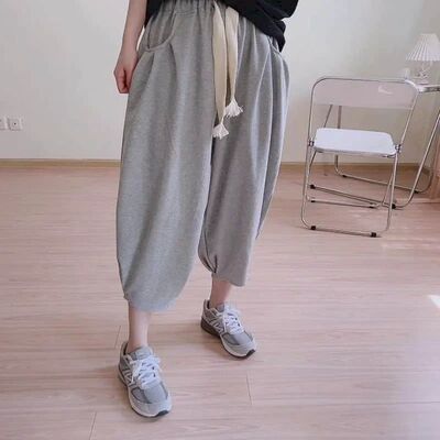 Casual Women's Pants Sporty Sweatpants Korean Fashion Leggin