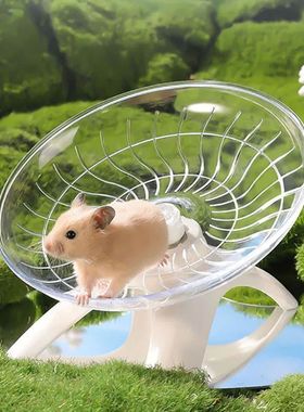 Hamster Running Wheel Silent Flying Disc Running Wheel Golde