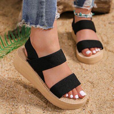 Women's fashion trend anti-slip wear-resistant pure black be