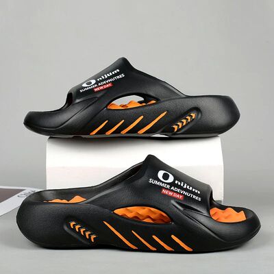 2024 New Men Massage Slippers Slides Indoor Outdoor Sandals