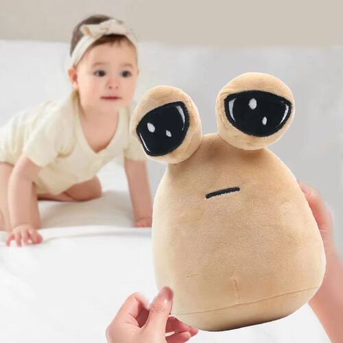 Alien plush toy doll POU plush doll nerdy doll birthday gift