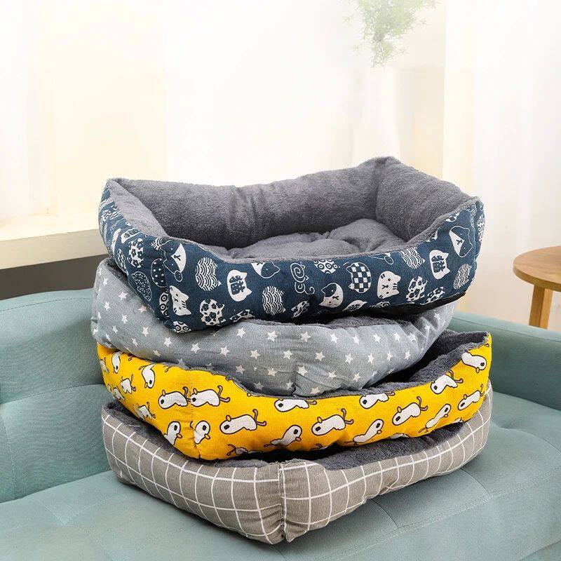 Pet Dog Cat Bed Mat Large Dog Sofa Bed Warm Pet Nest Kennel图片