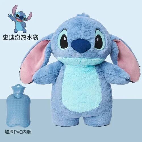 Genuine Disney Stitch Angel Lotso Plush Hand Warm Bottle Hot