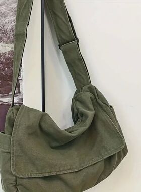 Women's Messenger Bag Vintage Handbag Canvas Teenager Should