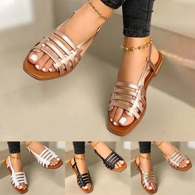 Women Sandals Woman Summer Hollow Out Roman Shoes 2024 Women