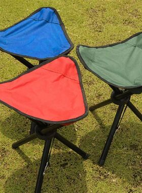 Outdoor Small Folding Triangular Stool Fishing Chairs Campin