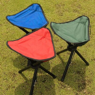 Outdoor Small Folding Triangular Stool Fishing Chairs Campin