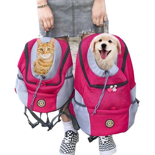 Outdoor Pet Dog Carrier Bag Portable Travel Backpack  Front