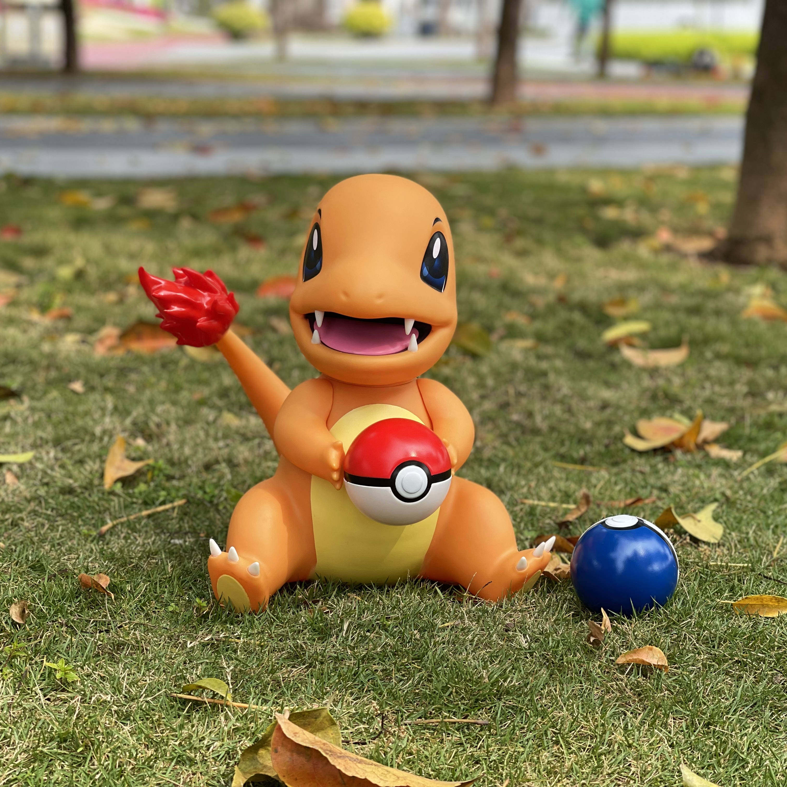 小火龙1比1手办超大摆件杰尼龟卡拉宠物小精灵皮卡丘模型玩具礼物