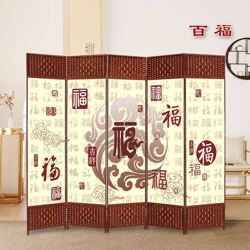 煦悦实木布艺屏风隔断玄关可移动家用客厅书房卧室现代简约新中式属于什么档次？
