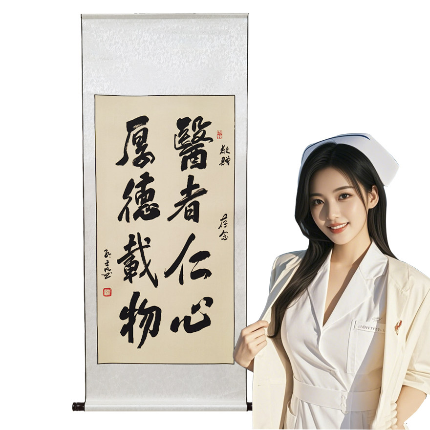 高档名家手写锦旗定做送医生