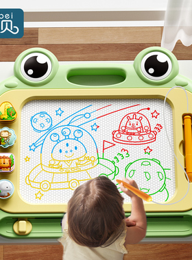 儿童磁性画板家用1一3岁宝宝写字板涂鸦绘画画磁力可擦婴幼儿玩具